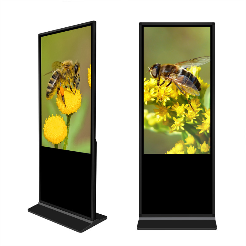 Stand lantai 55 inci 4k signage digital lcd grosir